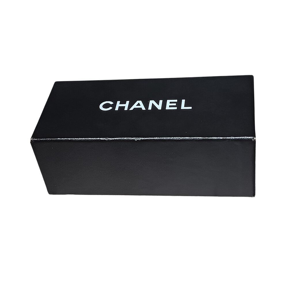 Chanel Sunglasses 02462 90405 Black CC Logo Italy w Box Authentic Designer - Picture 12 of 16